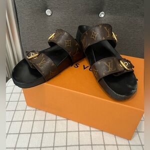 Louis Vuitton sandals great for summer …..